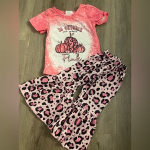 Girl’s 3-6 Month Boutique October Pink Outfit